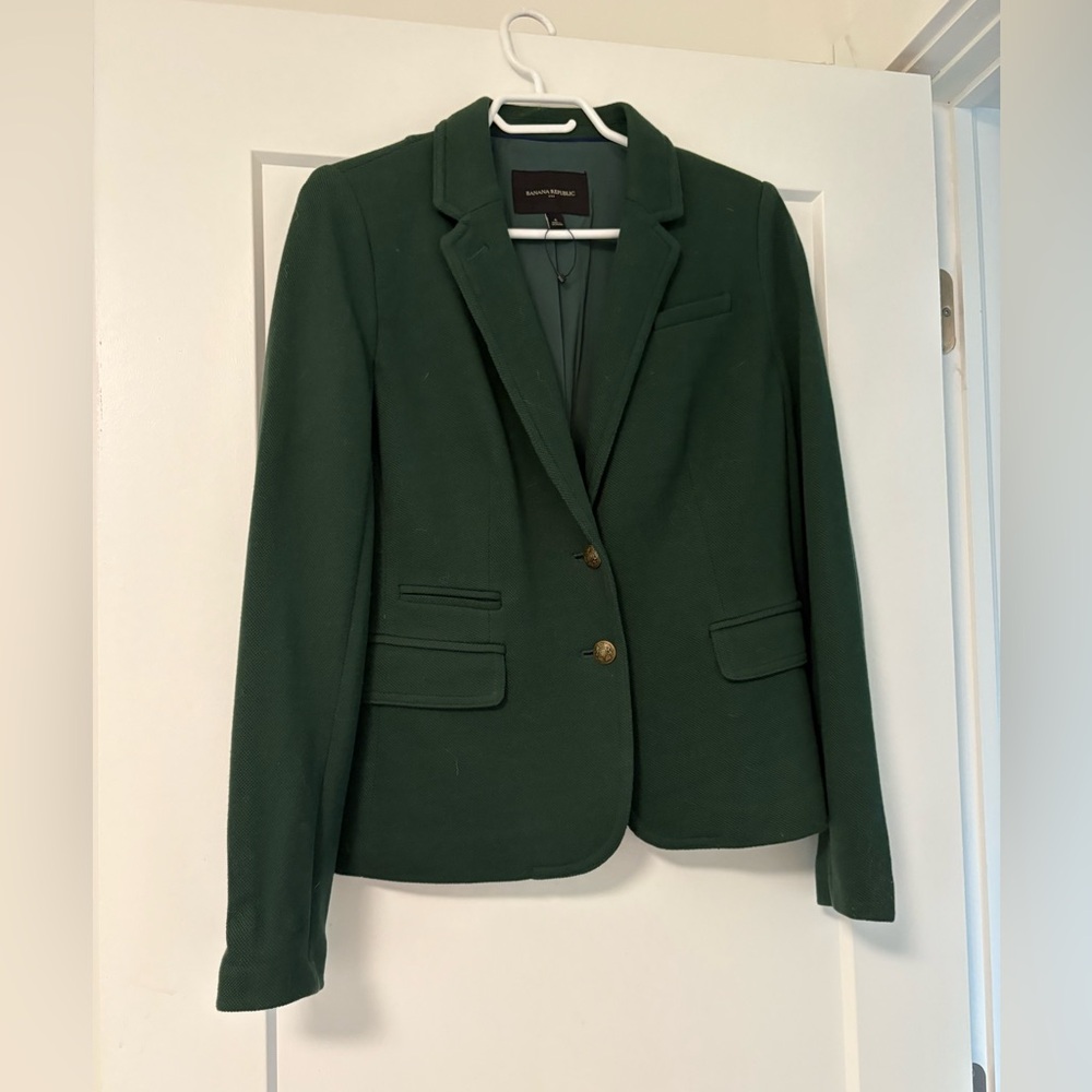 Banana Republic Dark Green Women's Blazer